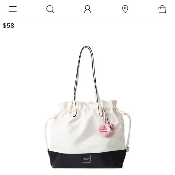 Victoria's Secret Handbags - Victoria’s Secret 2-tone cinch tote NWT